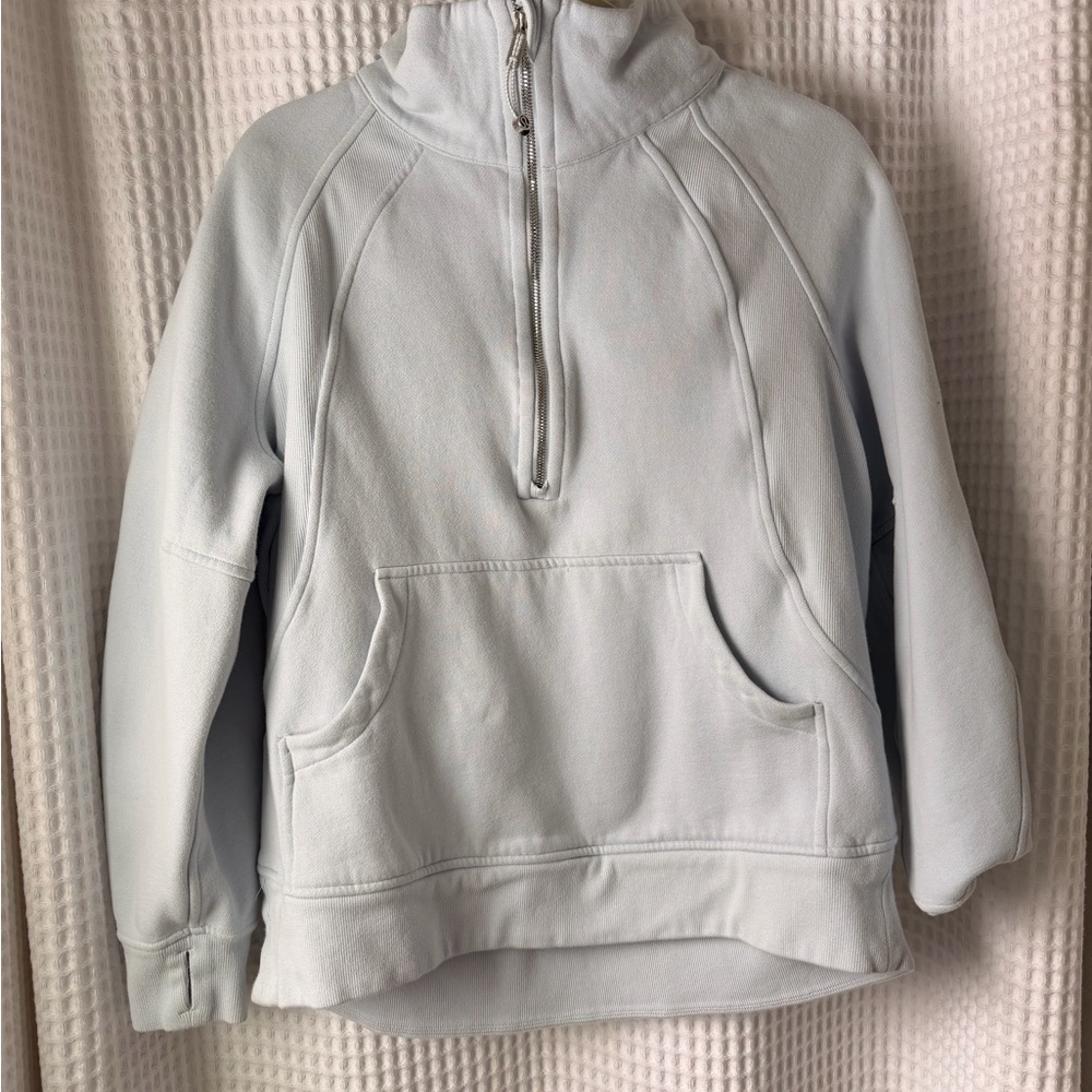 lululemon athletica Scuba Light blue Hoodie